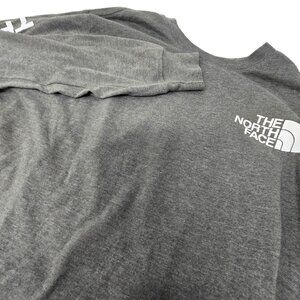 The North‎ Face Tee Shirt Small Unisex Long Sleeve Gray Graphic Print
